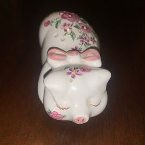 Vtg 1978 Avon Ceramic Sleeping Pig Pot-Pourri By Ceramartle Brazil
